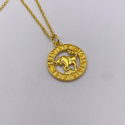 Gold Image Star Sign Necklaces