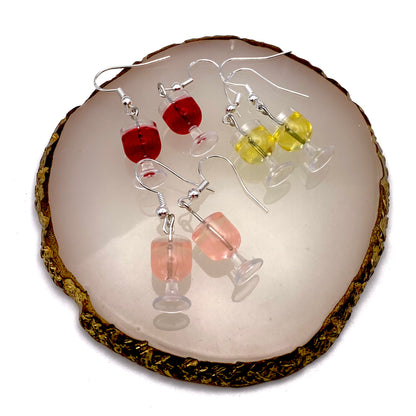 Wine Glass Earrings