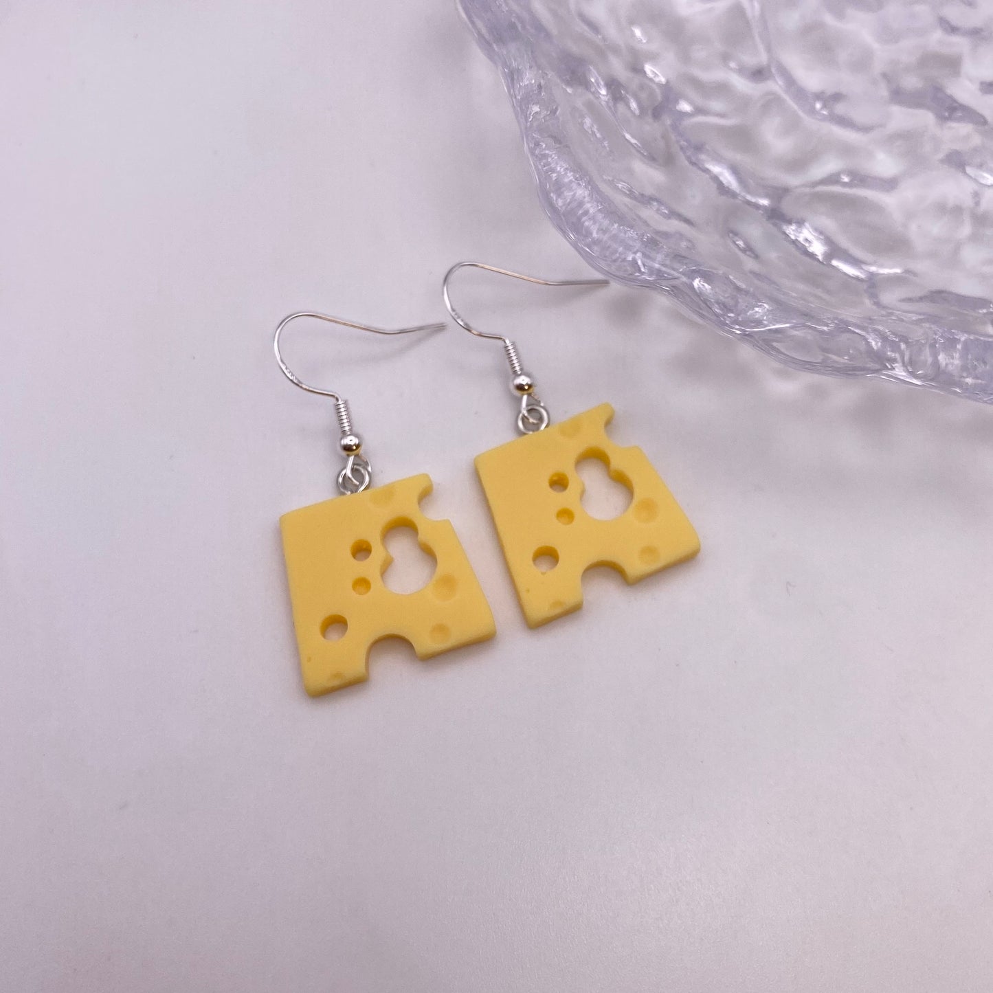 Cheese Slice Earrings