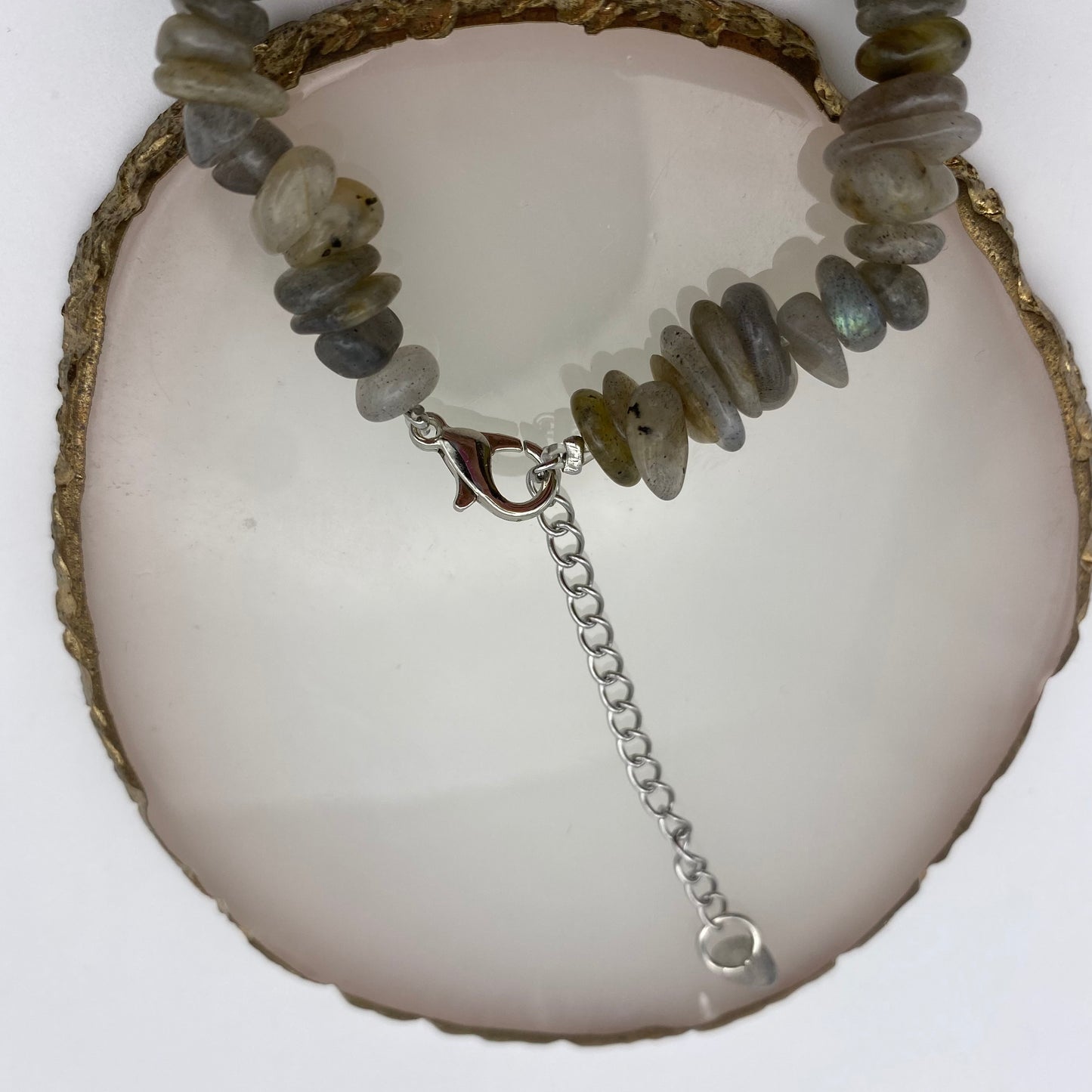 Larvakite Crystal Bracelet