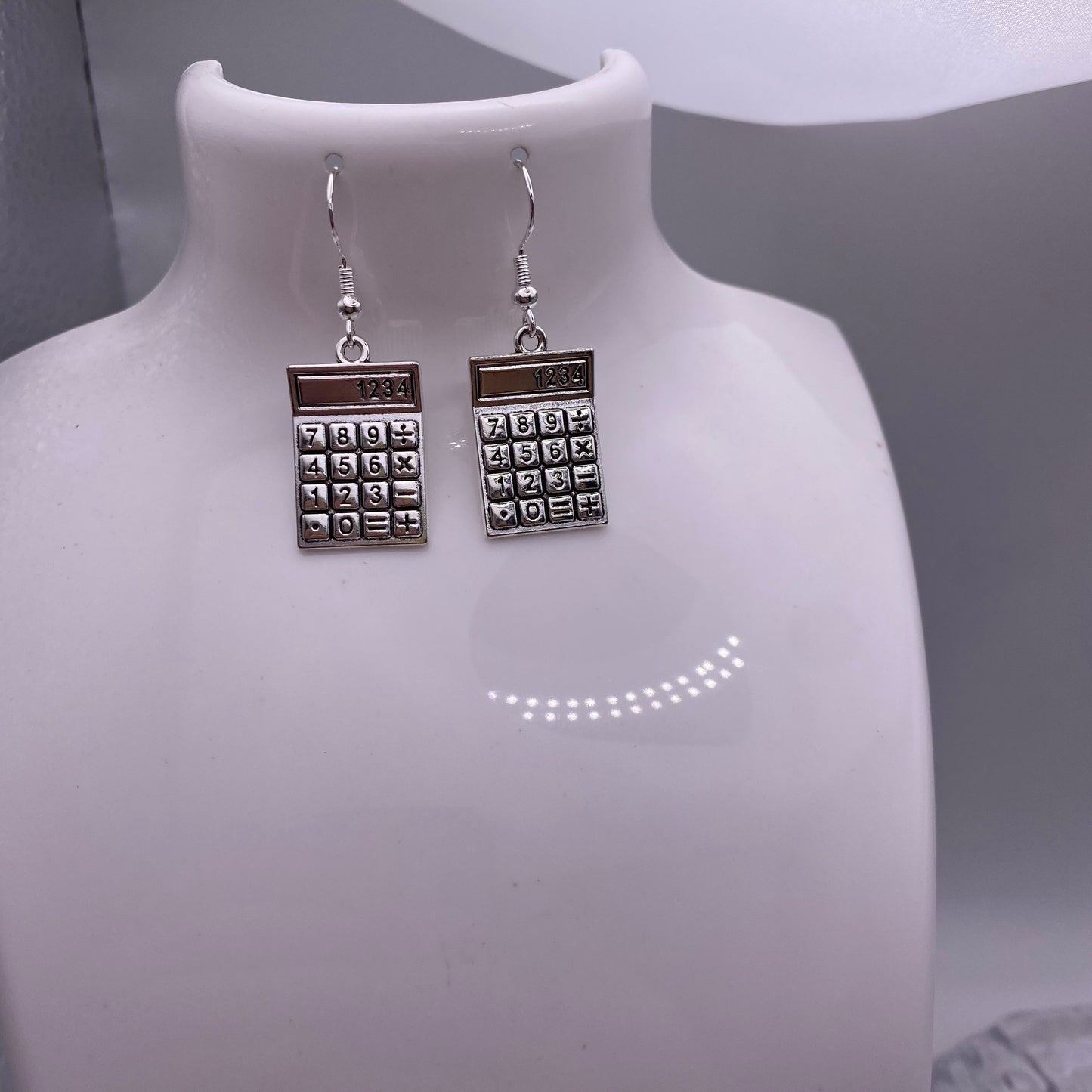 Calculator Earrings