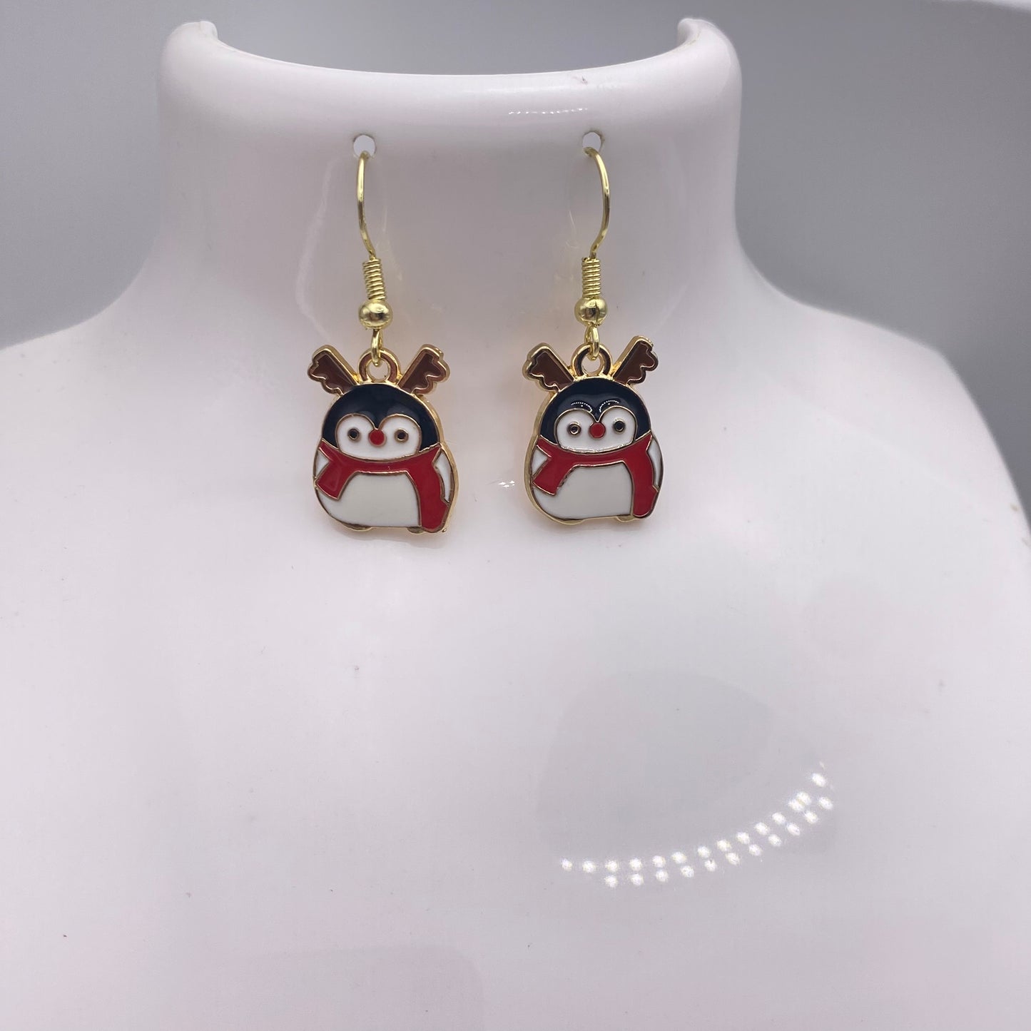 Reindeer Penguin Earrings