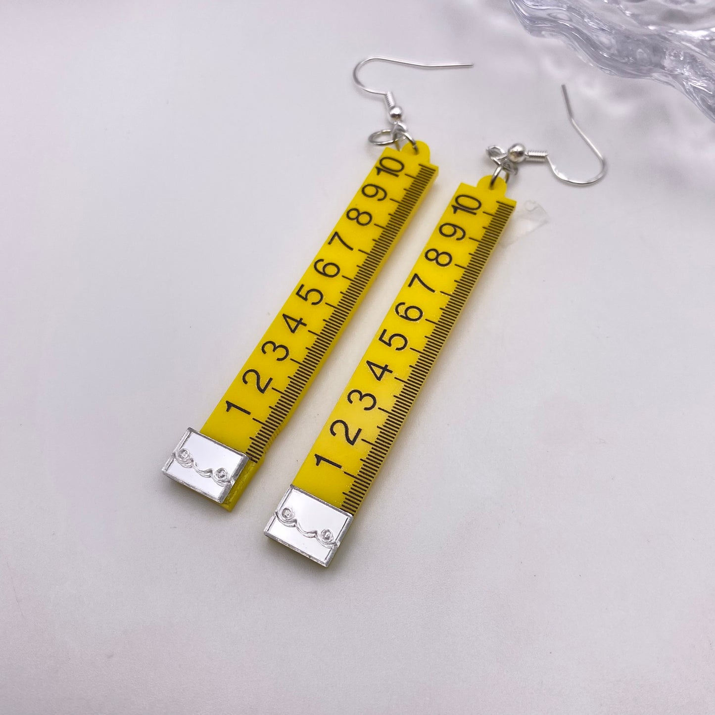 Yellow Ruler Earrings