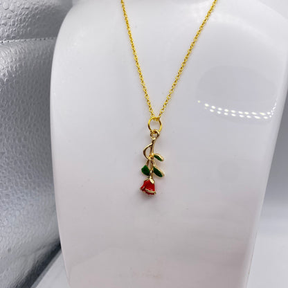 Rose Drop Necklace