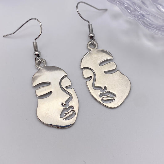 Solid Face Earrings