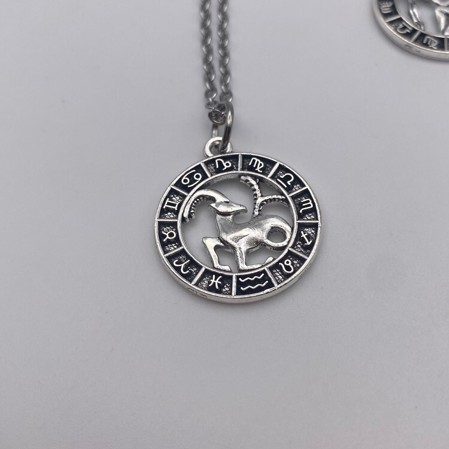 Silver Image Star Sign Necklaces