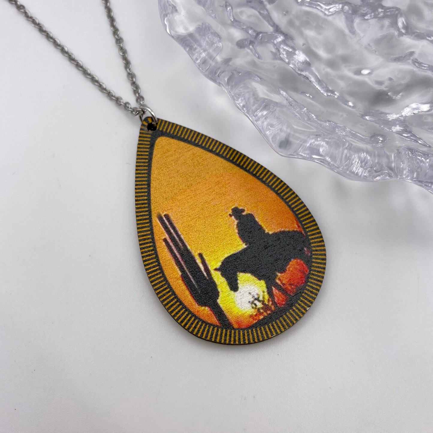 Old Western Pendant Necklace