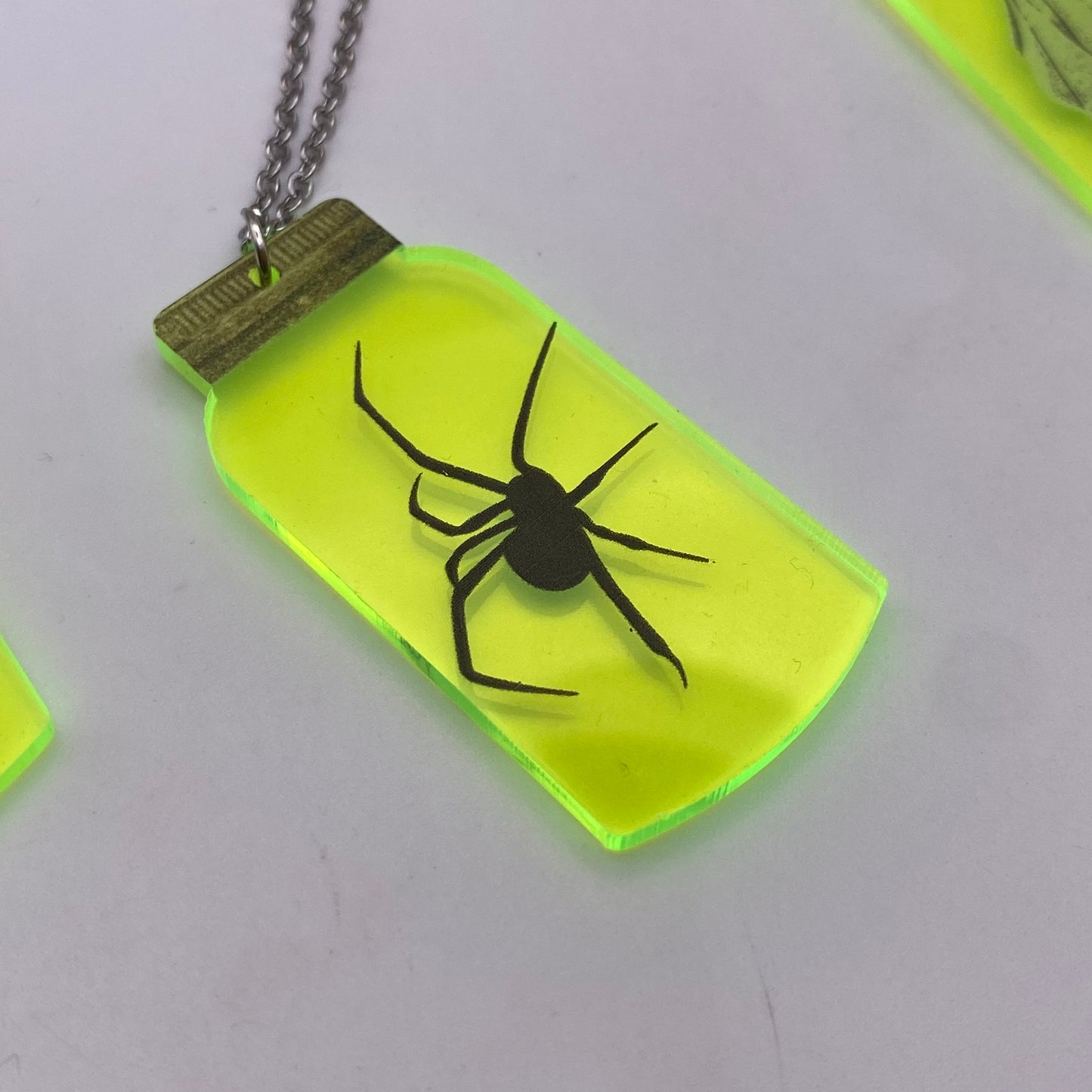 Spooky Jar Neon Necklace