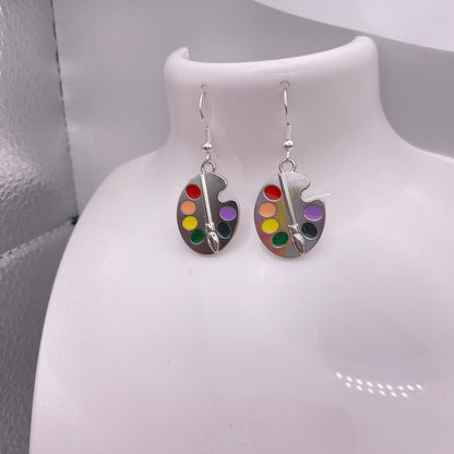 Paint Pallette Earrings