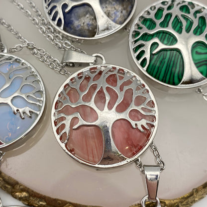 Crystal Tree of Life Necklaces