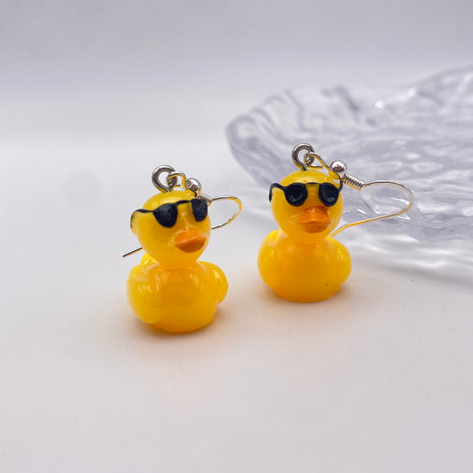 Cool Duck Earrings