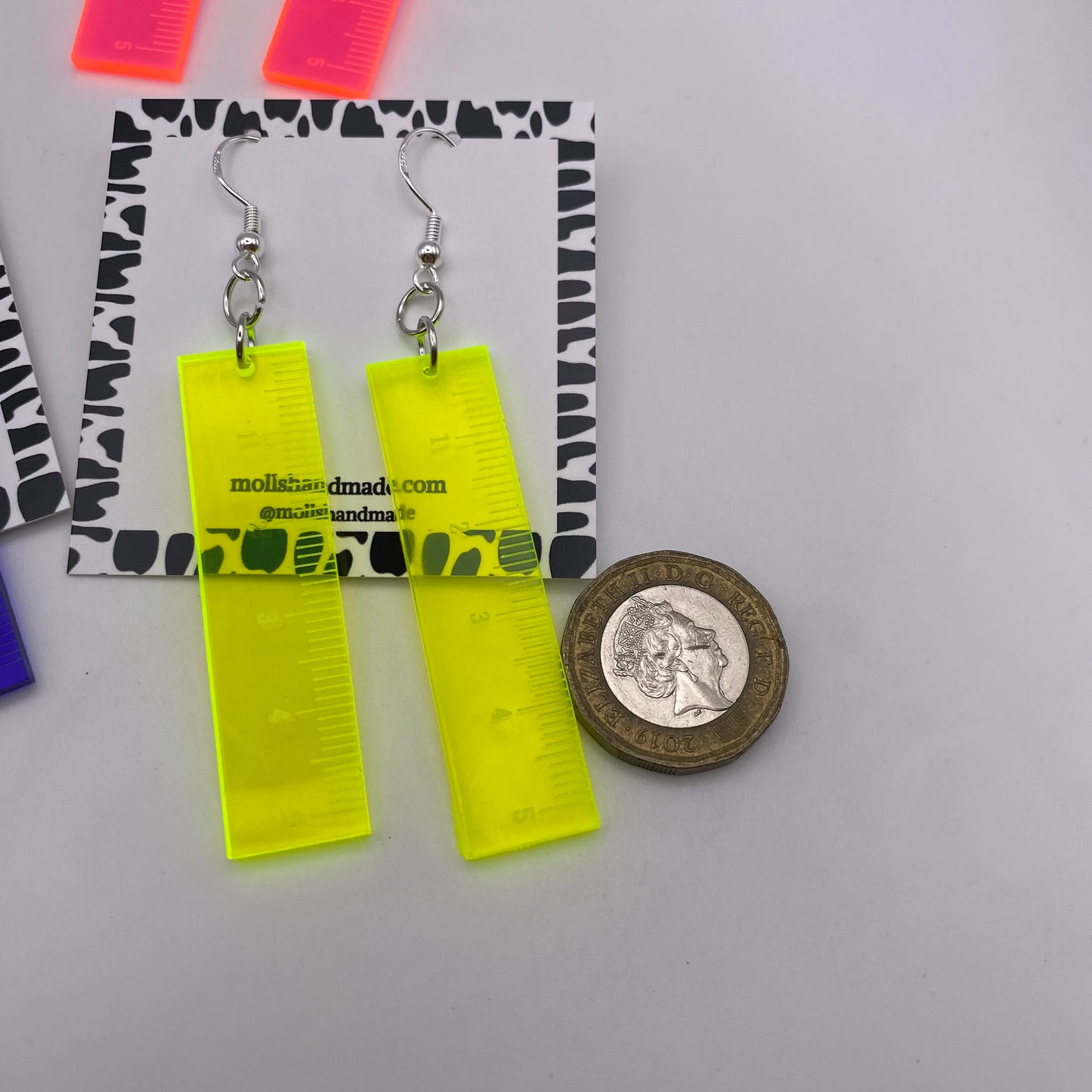 Colourful Ruler Earrings