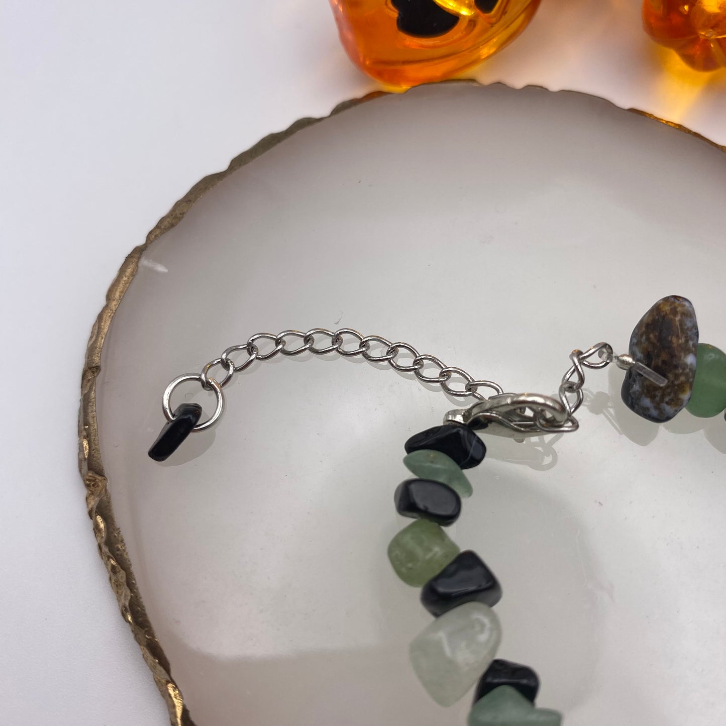 Green and Black Crystal Bracelet