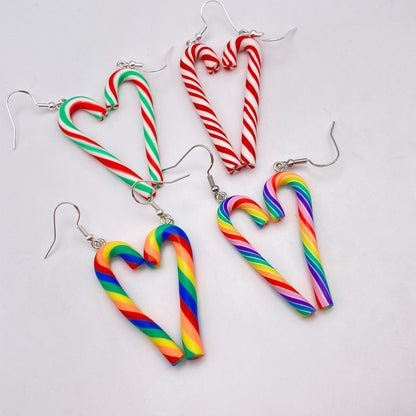 Candy Cane Earrings