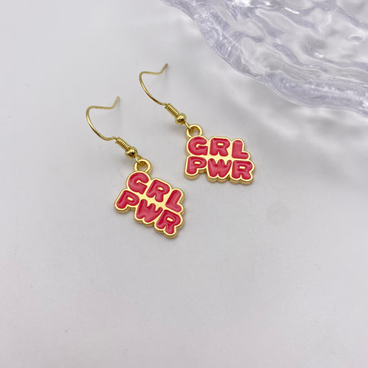 Girl Power ‘GRL PWR’ Earrings