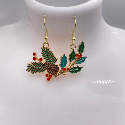 Christmas Nature Earrings