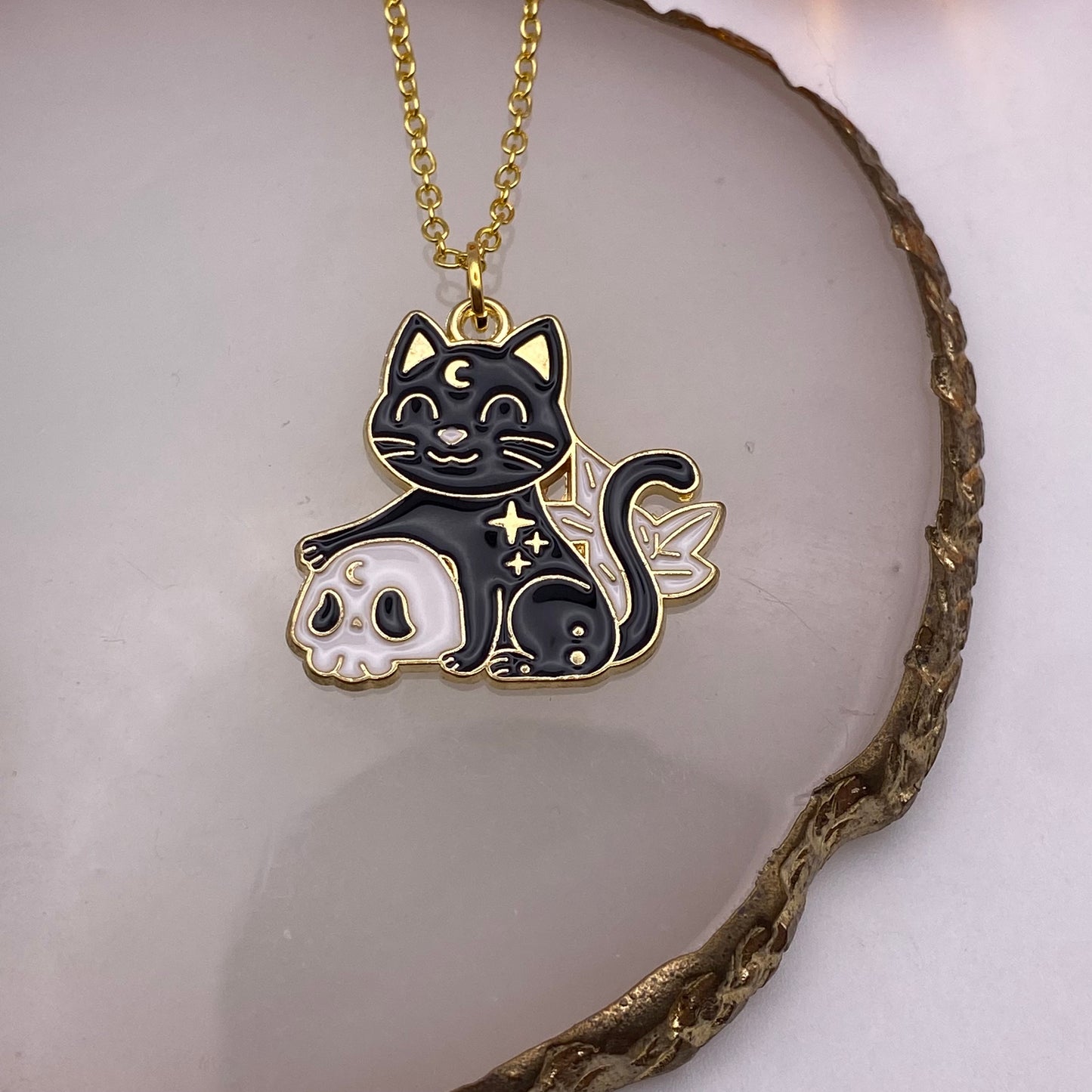 Skull Cat Necklace