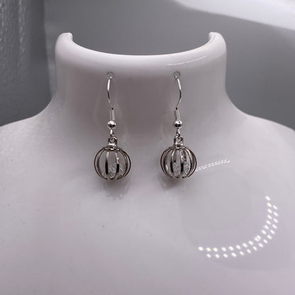 Silver Bauble Earrings