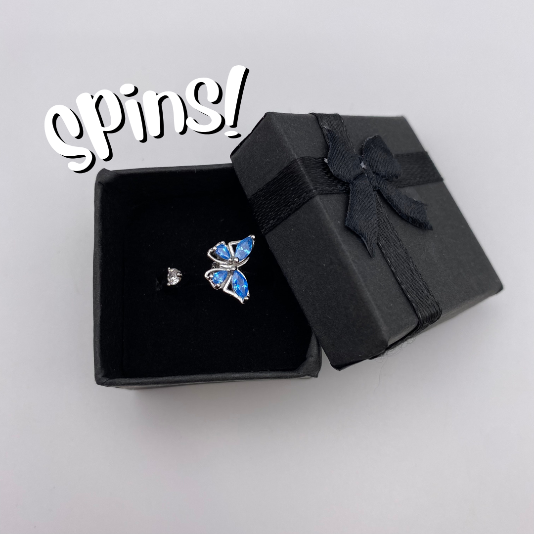 Anxiety Fidget Ring Butterfly