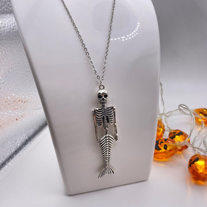 Mermaid Skeleton Necklace