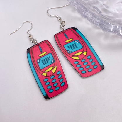 Old School Phone Earrings