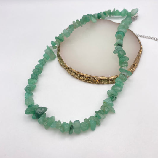 Green Aventurine Crystal Necklace