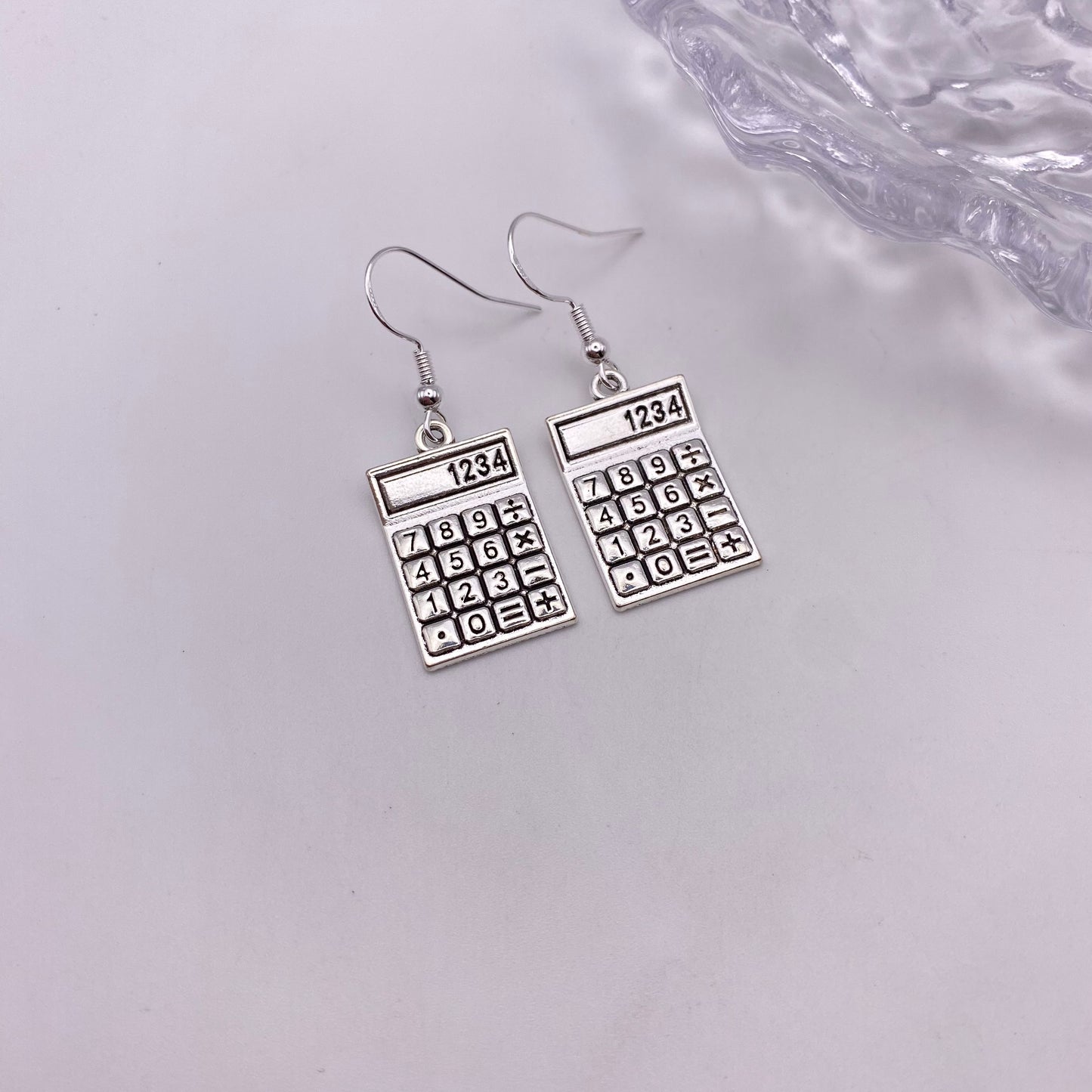 Calculator Earrings