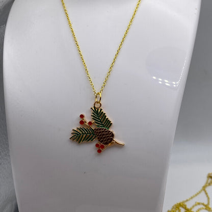 Christmas Nature Necklace