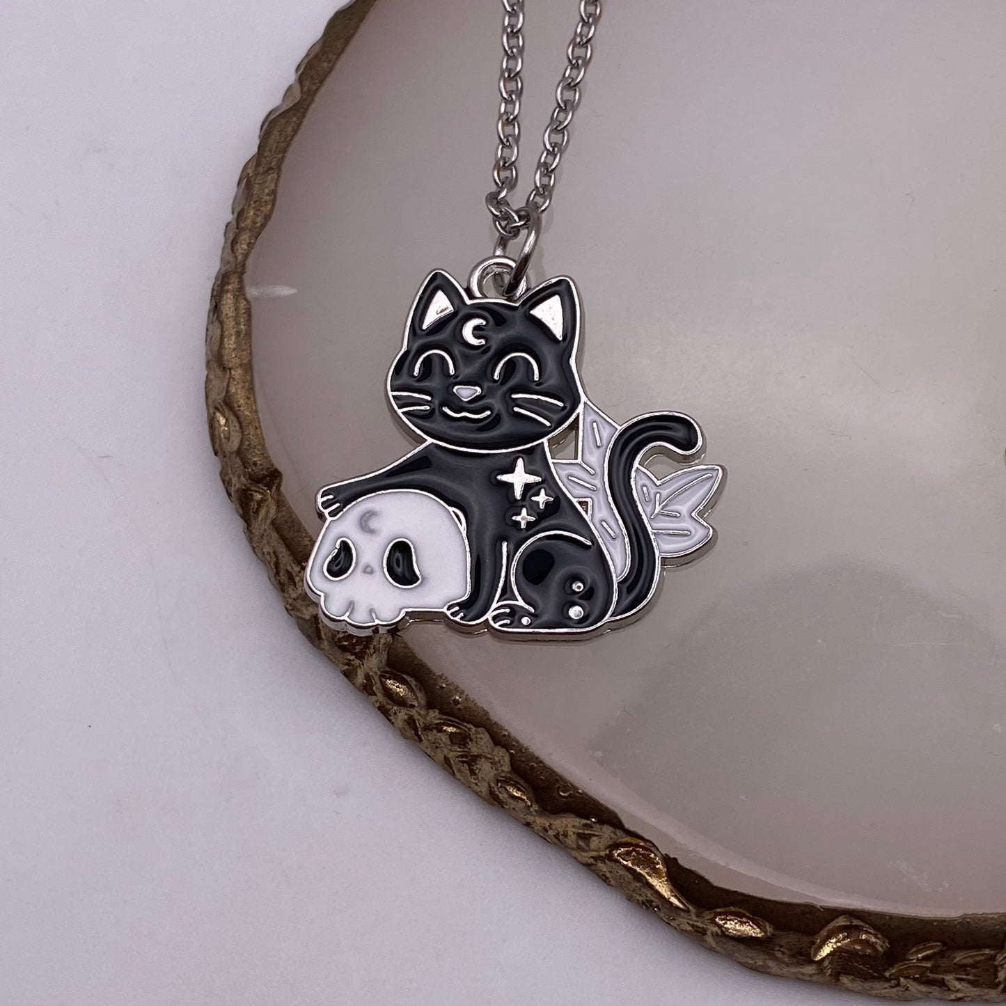 Skull Cat Necklace