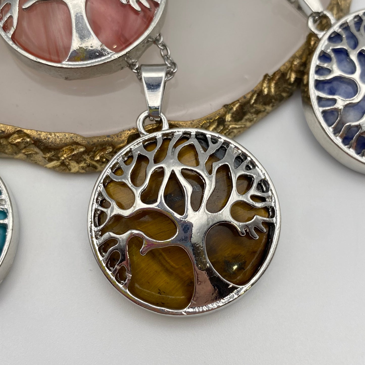 Crystal Tree of Life Necklaces