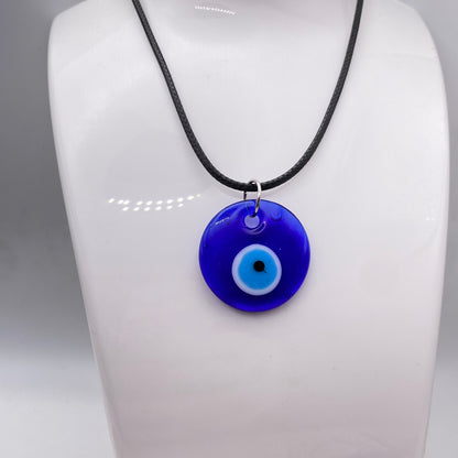 Large Evil Eye Cord Necklace