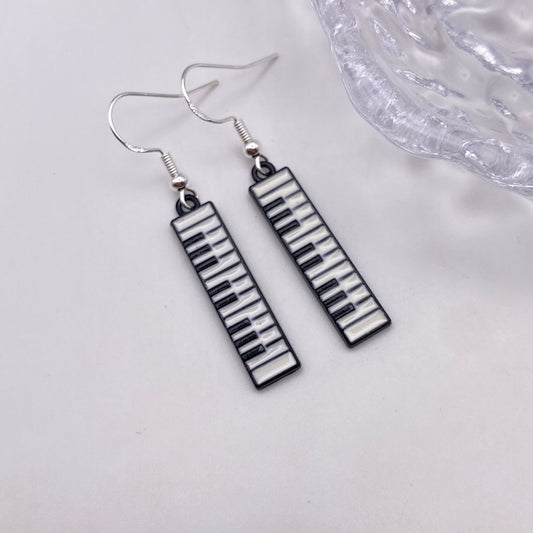 Piano Keyboard Earrings