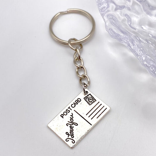 Postcard Keyring