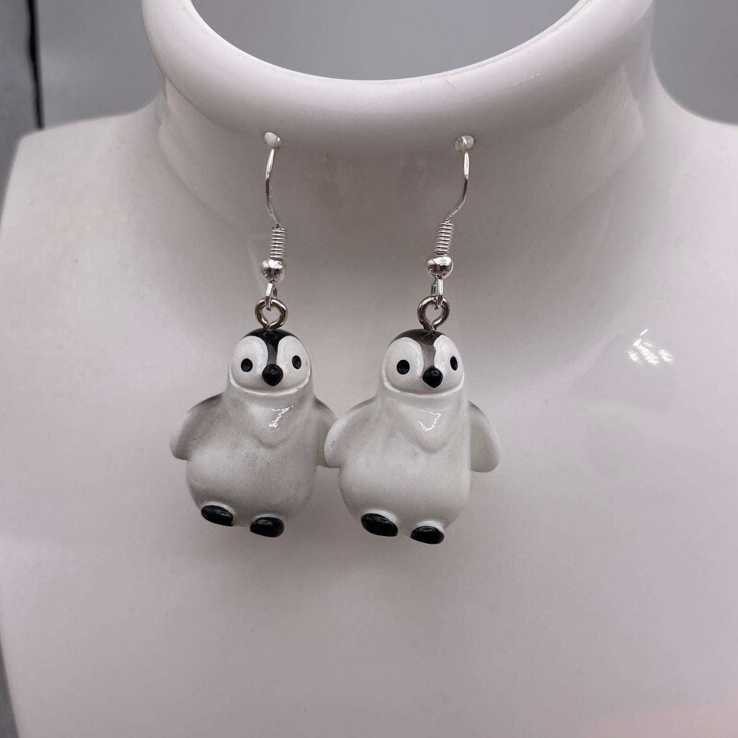 Chunky Penguin Earrings