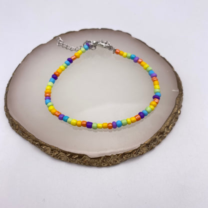 Rainbow Beaded Bracelets