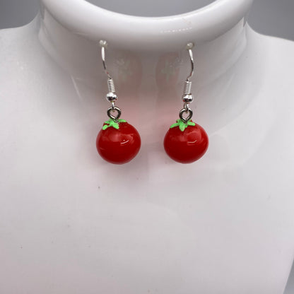 Tomato Earrings