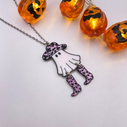 Cowboy Ghost Necklace