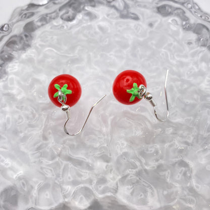 Tomato Earrings