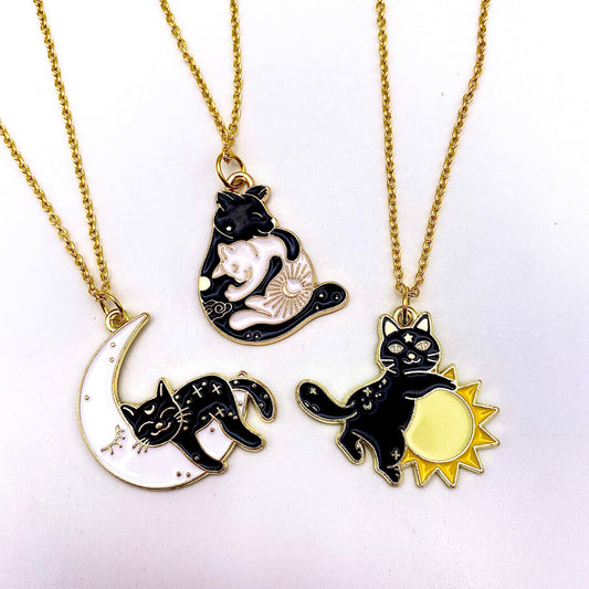 Black Cat Necklaces