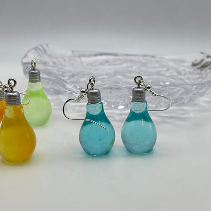 Colourful Lightbulb Earrings