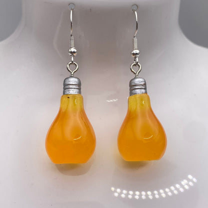 Colourful Lightbulb Earrings