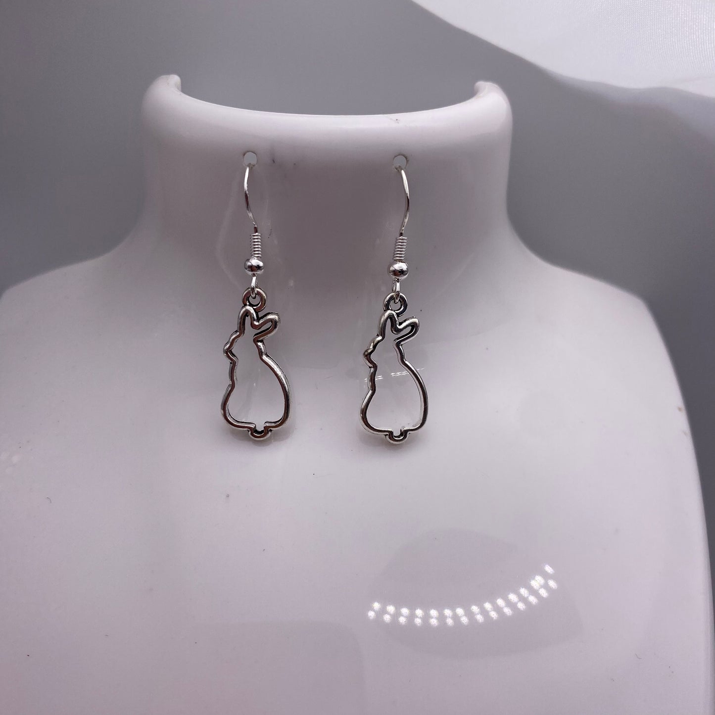 Rabbit Outline Earrings