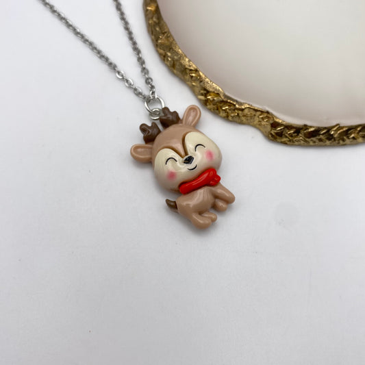 Chunky Reindeer Necklace