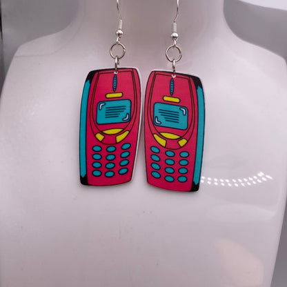 Old School Phone Earrings