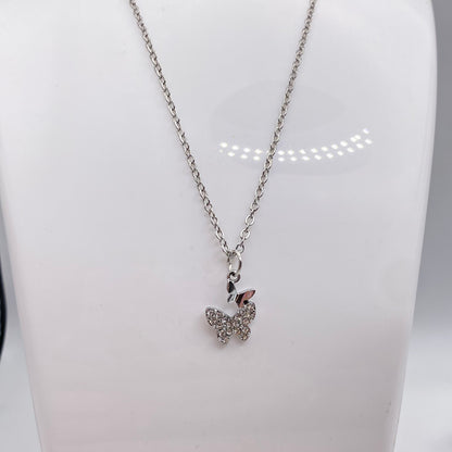 Double Butterfly Necklace