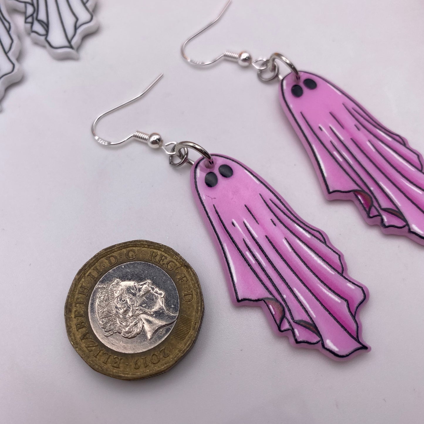 Colourful Ghost Earrings