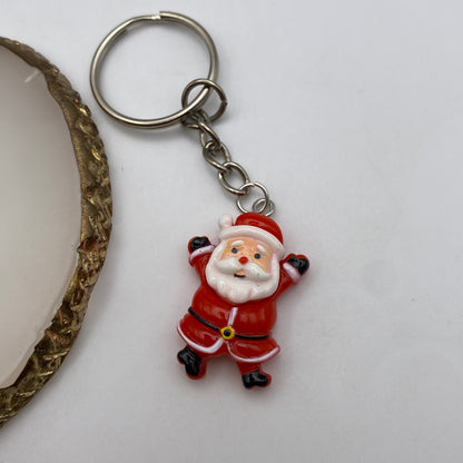 Red Santa Keyring