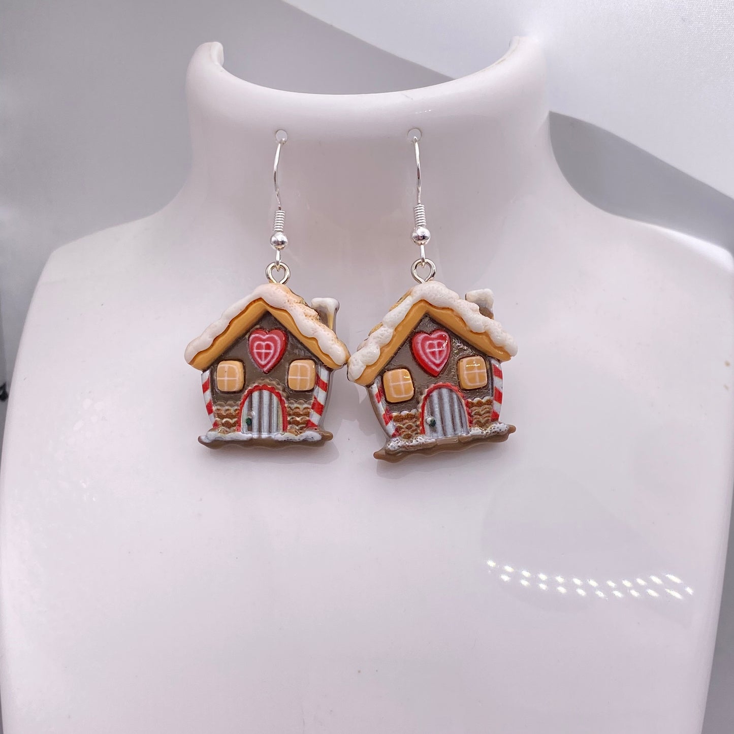 Gingerbread House Earrings