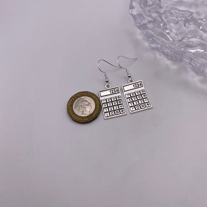 Calculator Earrings