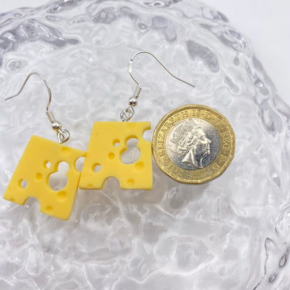 Cheese Slice Earrings